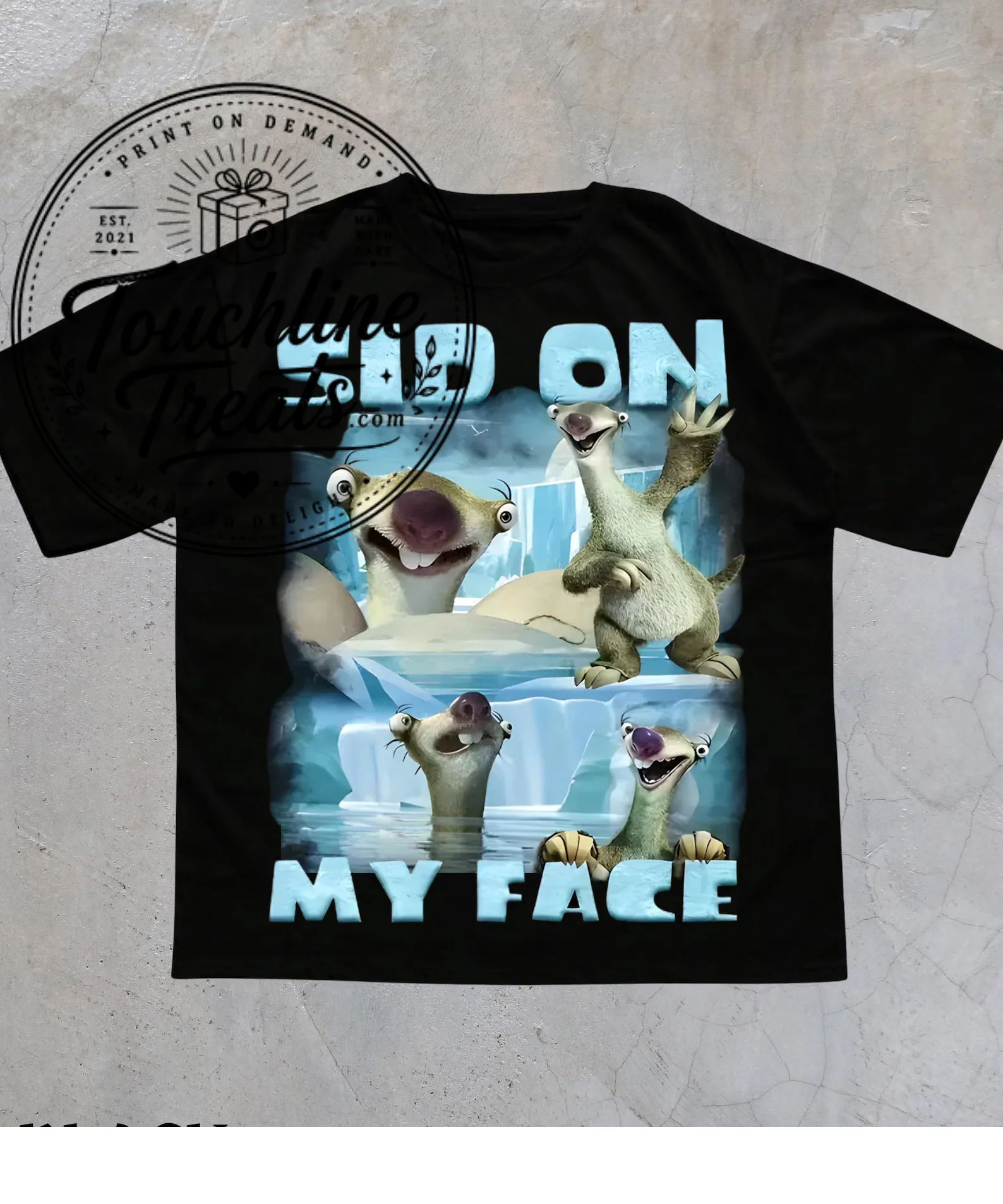 Funny Sloth Meme Graphic T-Shirt