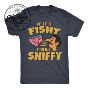 Funny Fishy Sniffy Graphic T-Shirt