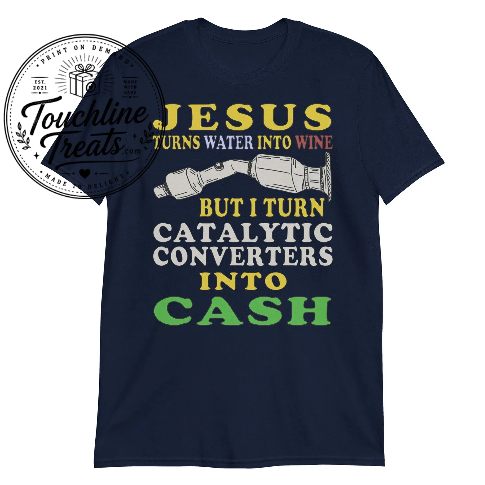 Funny Catalytic Converter Graphic T-Shirt