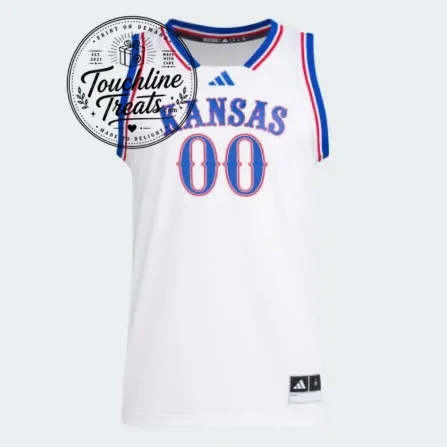 Classic White Collegiate-Inspired Jersey