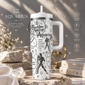 Aquarius Zodiac Astrology Stainless Steel Travel Tumbler 1 Thiet ke chua co ten 60