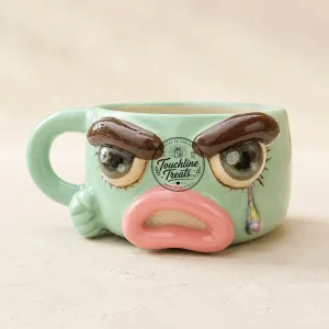 Funny Sad Expressive Face Ceramic Coffee Mug 1 Thiet ke chua co ten 63