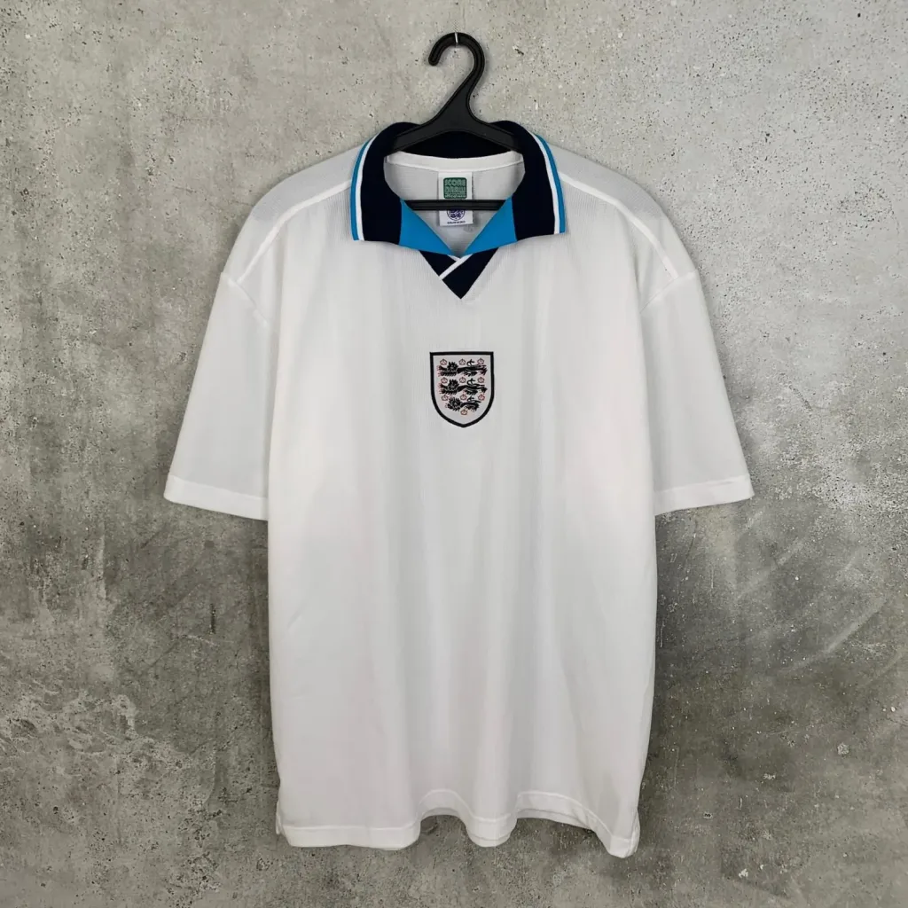 il_1588xN.8190890841_ii25 Retro Vintage White Football Polo Jersey Shirt